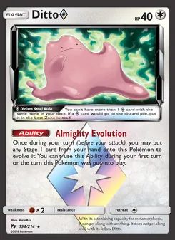 Ditto ◇ (Lost Thunder #154/214)