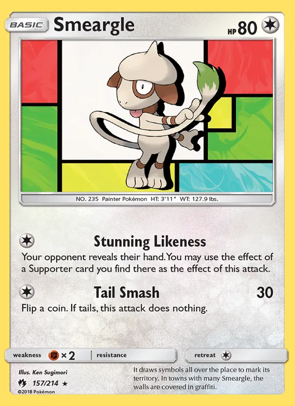 Smeargle (Lost Thunder #157/214)