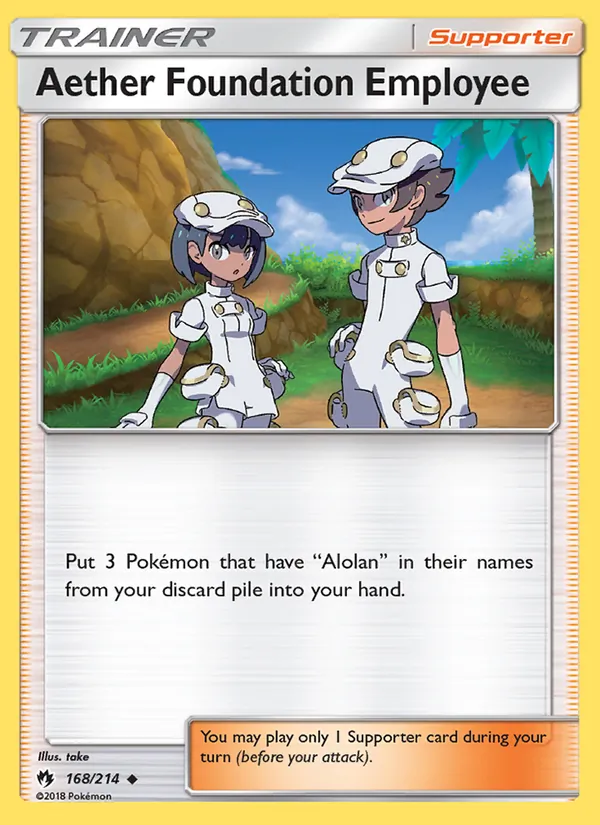 Aether Foundation Employee (Lost Thunder #168/214)
