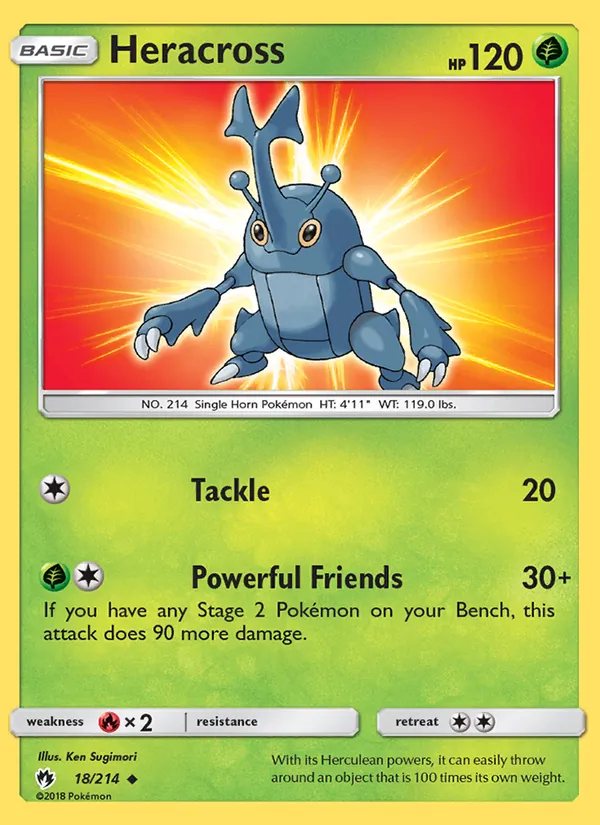Heracross (Lost Thunder #18/214)