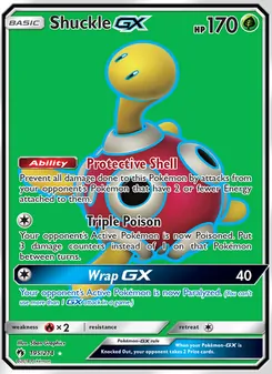 Shuckle GX (Lost Thunder #195/214)