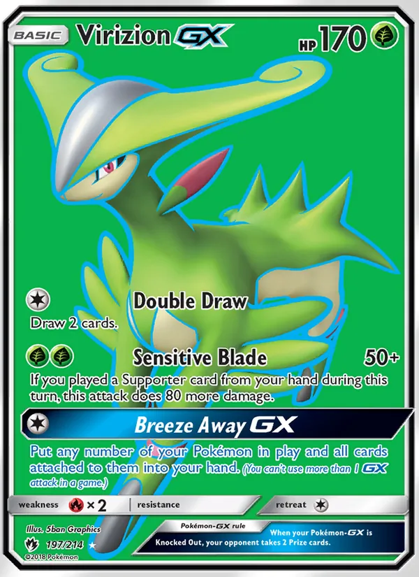 Virizion GX (Lost Thunder #197/214)