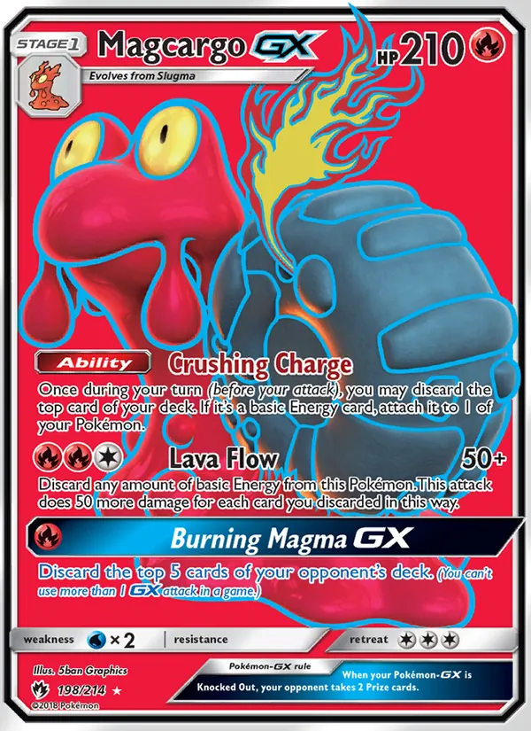 Magcargo GX (Lost Thunder #198/214)