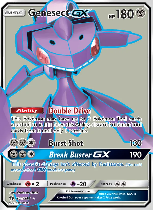 Genesect GX (Lost Thunder #204/214)