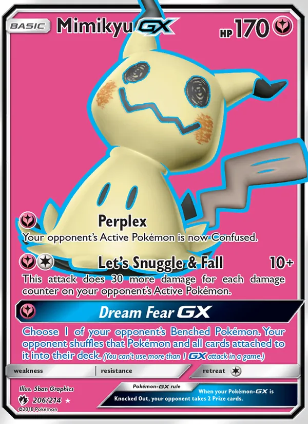 Mimikyu GX (Lost Thunder #206/214)