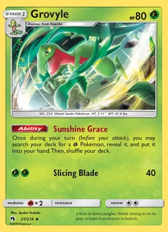 Grovyle (Lost Thunder #21/214)