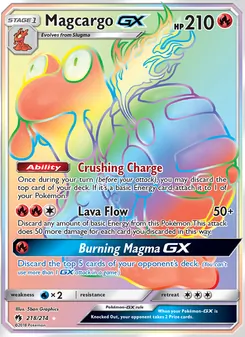 Magcargo GX (Lost Thunder #218/214)