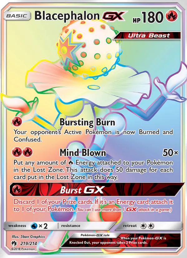 Blacephalon GX (Lost Thunder #219/214)