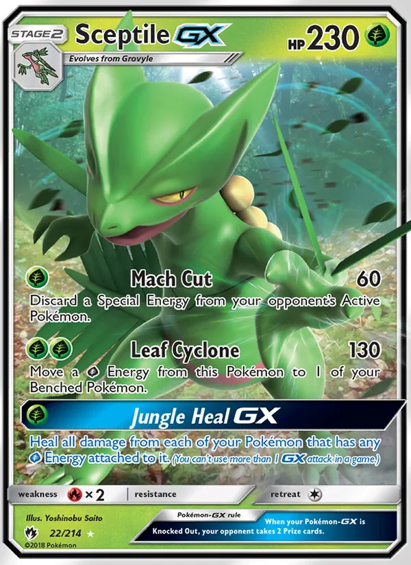 Sceptile GX (Lost Thunder #22/214)