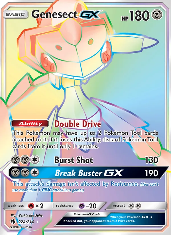 Genesect GX (Lost Thunder #224/214)