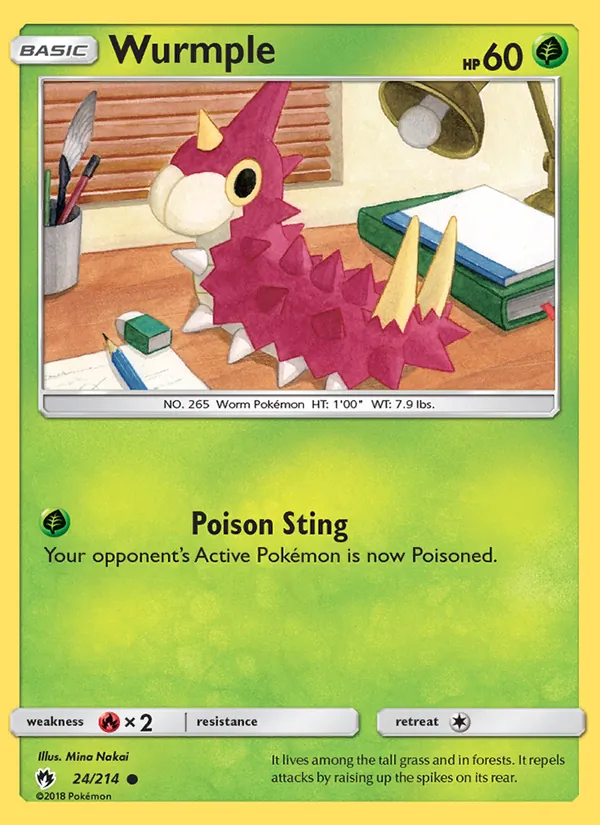 Wurmple (Lost Thunder #24/214)