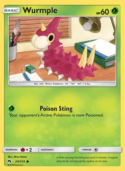Wurmple (Lost Thunder #24/214)