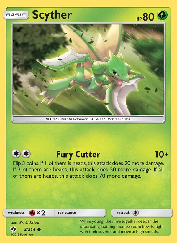 Scyther (Lost Thunder #3/214)