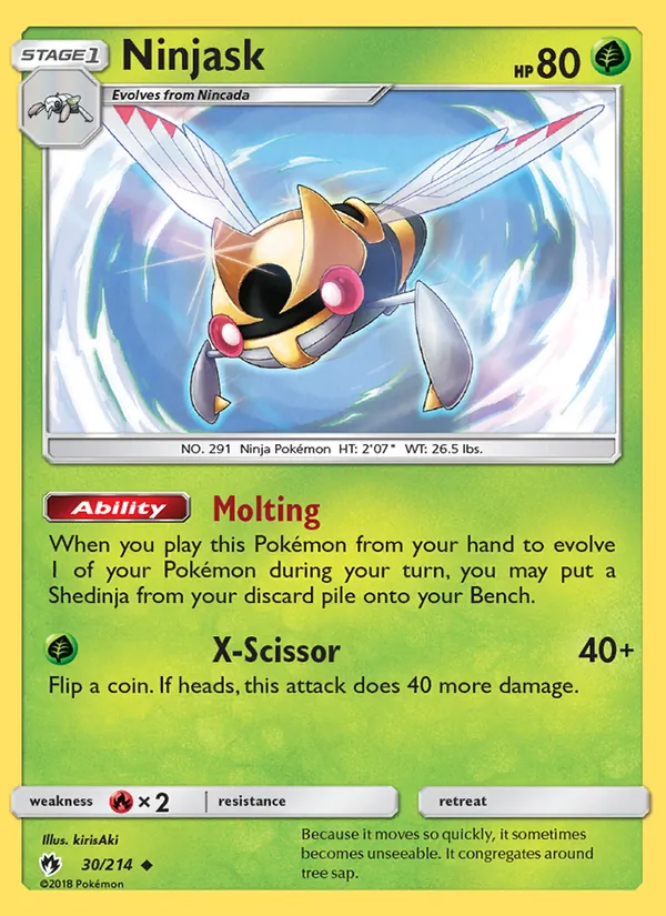 Ninjask (Lost Thunder #30/214)