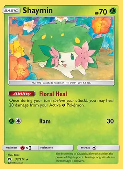 Shaymin (Lost Thunder #33/214)