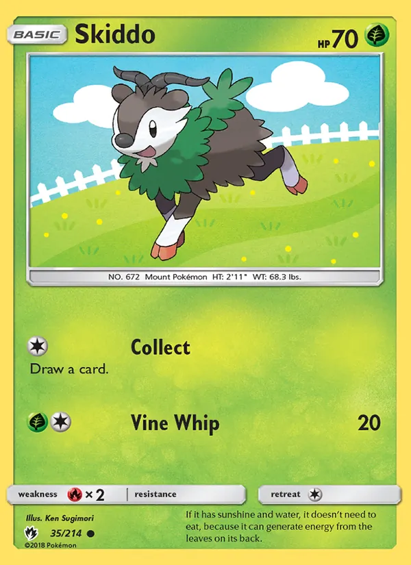 Skiddo (Lost Thunder #35/214)