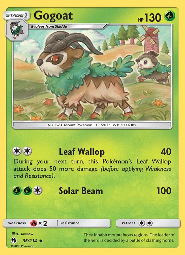 Gogoat (Lost Thunder #36/214)