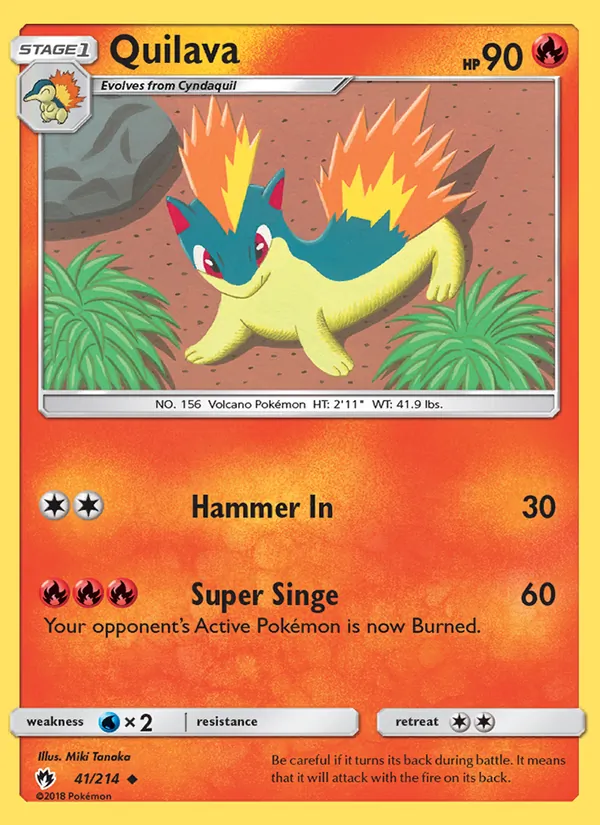 Quilava (Lost Thunder #41/214)