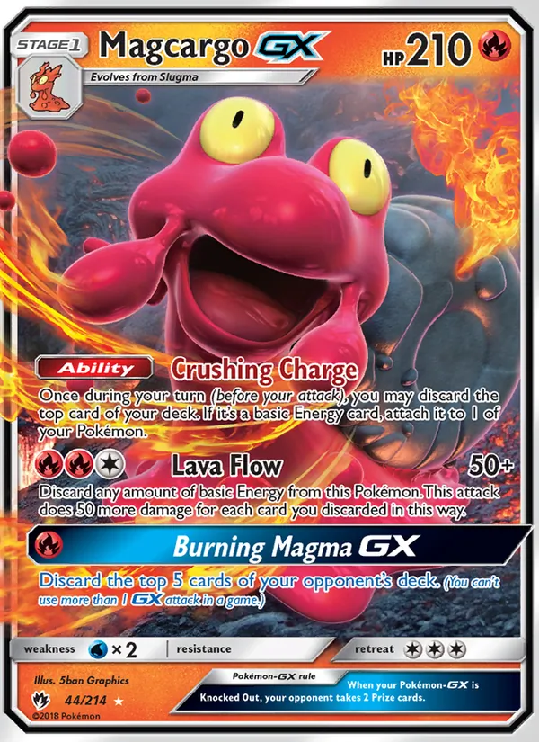 Magcargo GX (Lost Thunder #44/214)