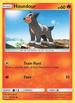 Houndour (Lost Thunder #45/214)