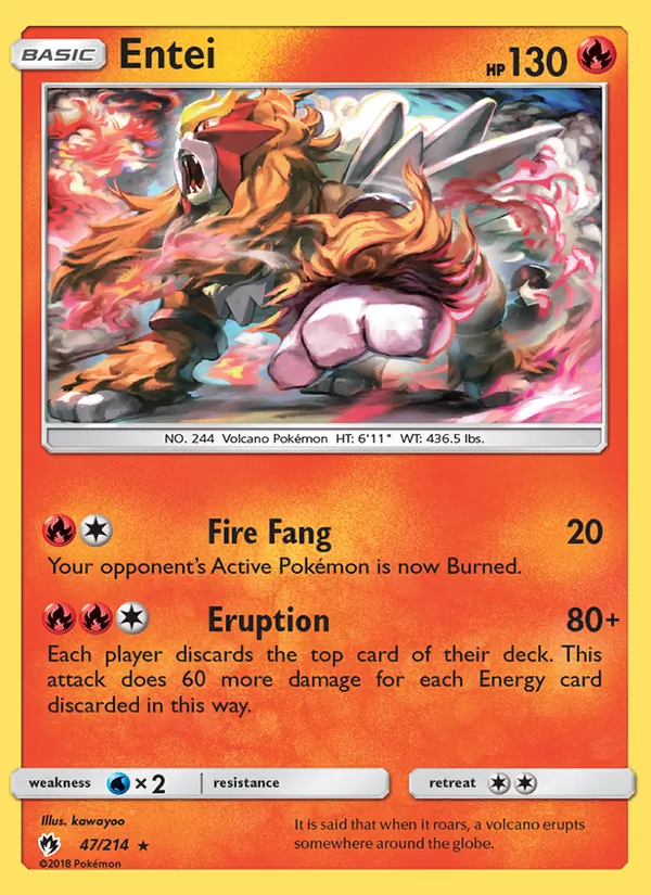 Entei (Lost Thunder #47/214)