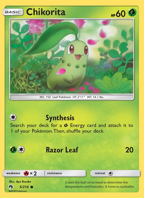 Chikorita (Lost Thunder #5/214)
