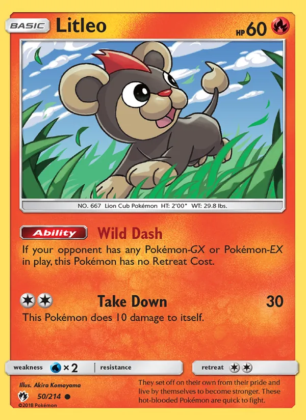 Litleo (Lost Thunder #50/214)