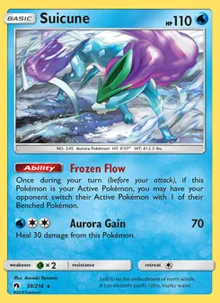 Suicune (Lost Thunder #59/214)