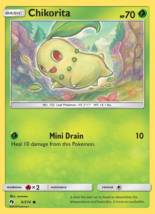 Chikorita (Lost Thunder #6/214)