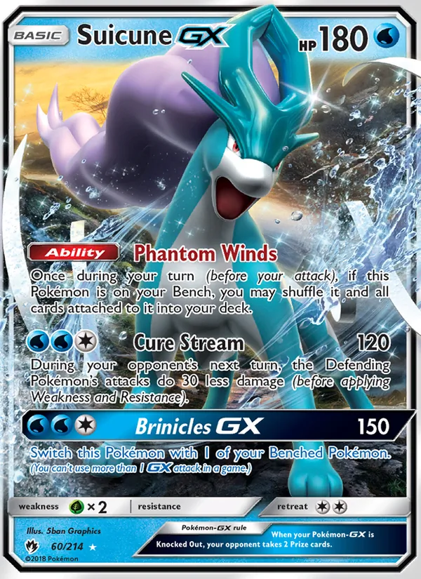 Suicune GX (Lost Thunder #60/214)