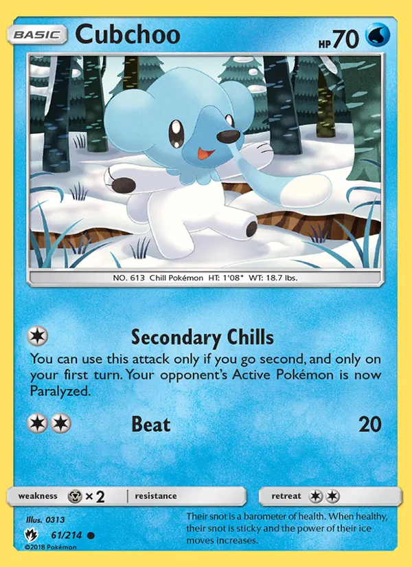 Cubchoo (Lost Thunder #61/214)