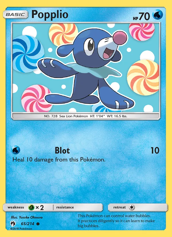 Popplio (Lost Thunder #65/214)