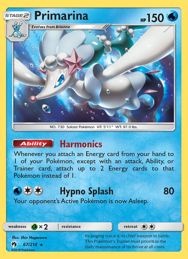 Primarina (Lost Thunder #67/214)