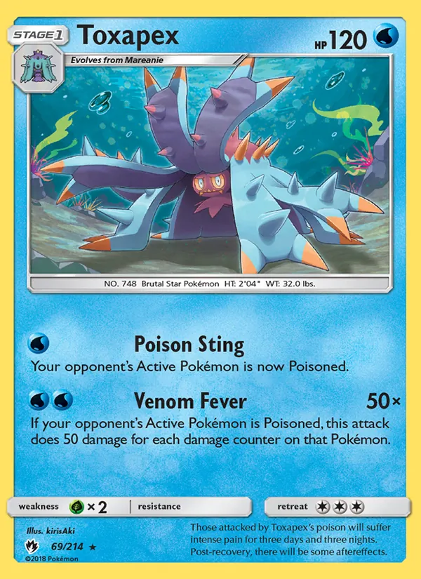 Toxapex (Lost Thunder #69/214)