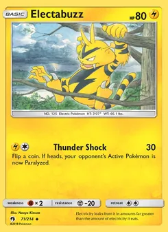 Electabuzz (Lost Thunder #71/214)