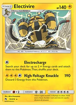 Electivire (Lost Thunder #72/214)