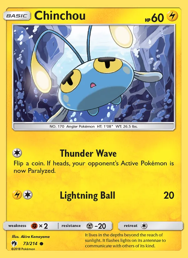 Chinchou (Lost Thunder #73/214)