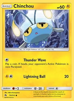 Chinchou (Lost Thunder #73/214)
