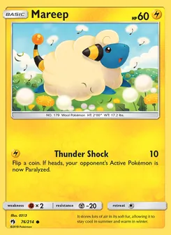 Mareep (Lost Thunder #76/214)