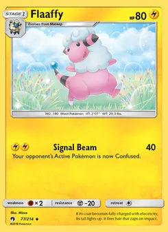 Flaaffy (Lost Thunder #77/214)