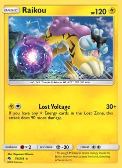 Raikou (Lost Thunder #79/214)