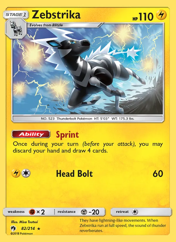 Zebstrika (Lost Thunder #82/214)