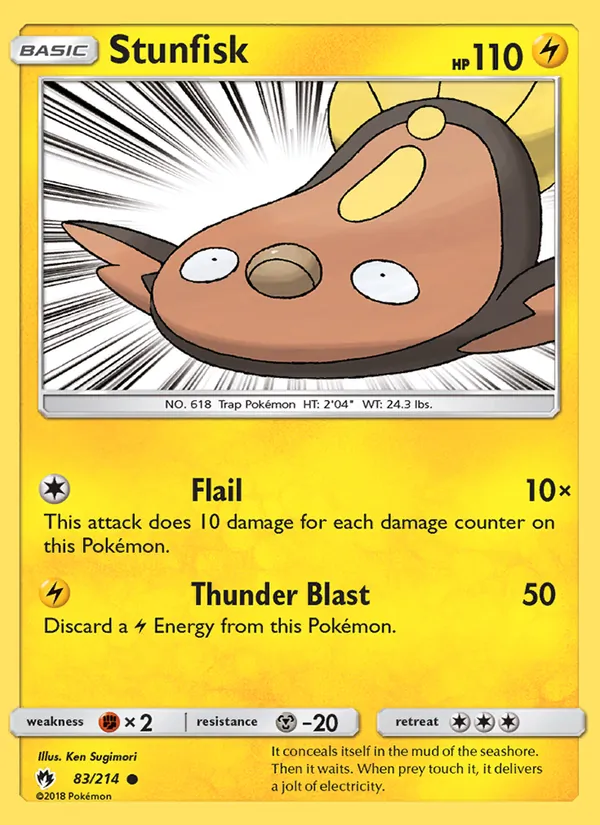 Stunfisk (Lost Thunder #83/214)