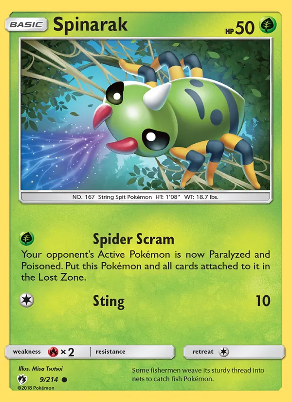 Spinarak (Lost Thunder #9/214)