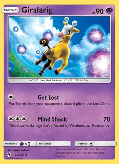 Girafarig (Lost Thunder #94/214)