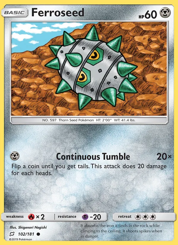 Ferroseed (Team Up #102/181)