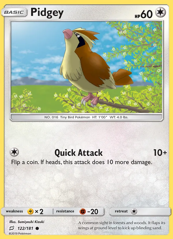 Pidgey (Team Up #122/181)