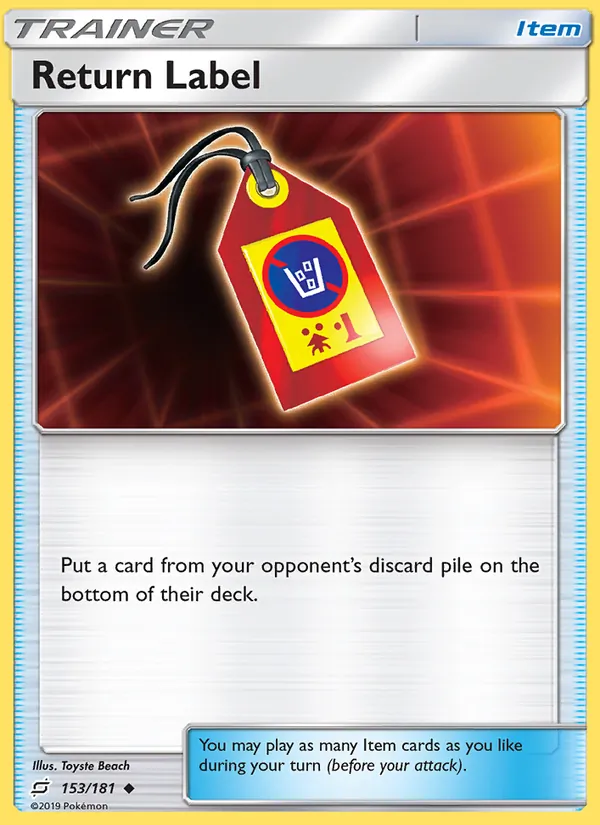 Return Label (Team Up #153/181)