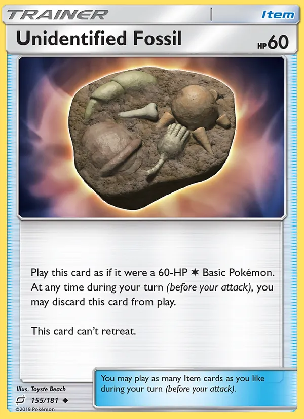 Unidentified Fossil (Team Up #155/181)