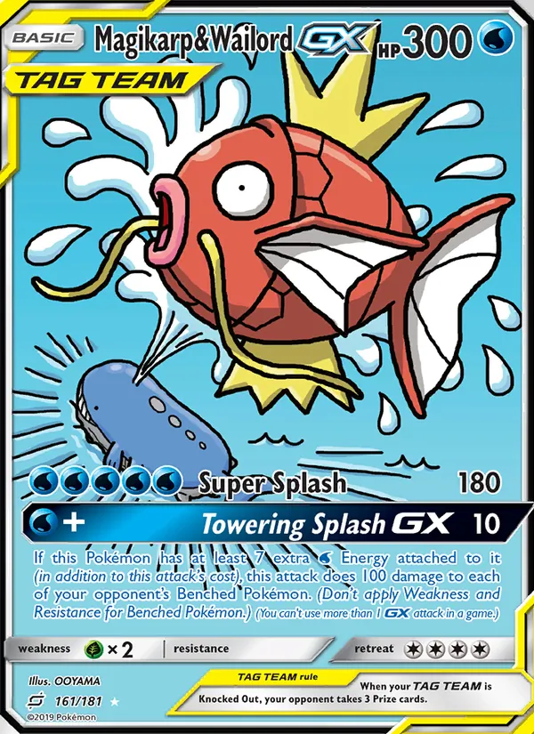 Magikarp & Wailord GX (Team Up #161/181)